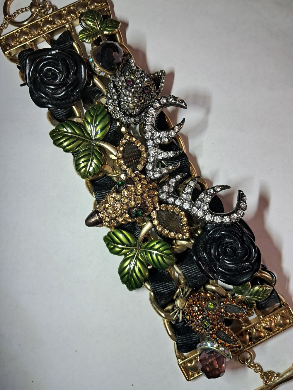 Betsey Johnson Charm Bracelet - Deer Head - Hard To Find